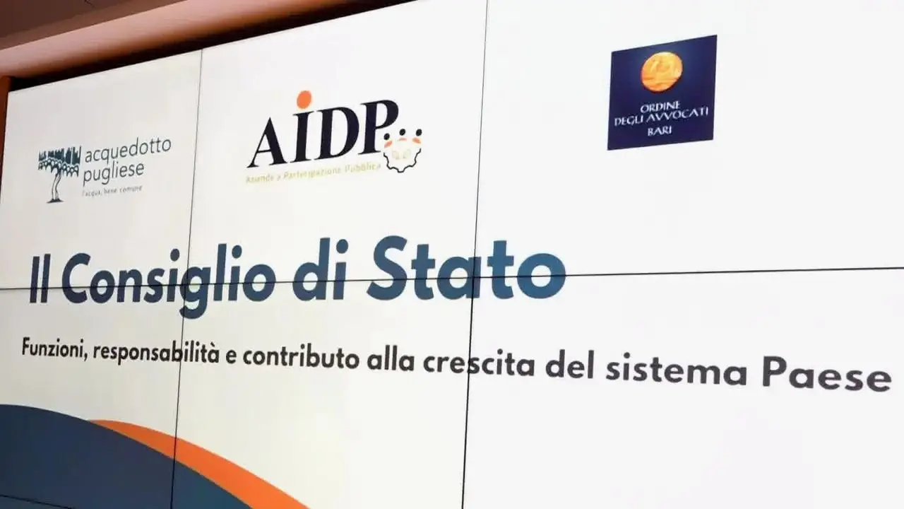 Consiglio di Stato, il presidente in cattedra a Bari