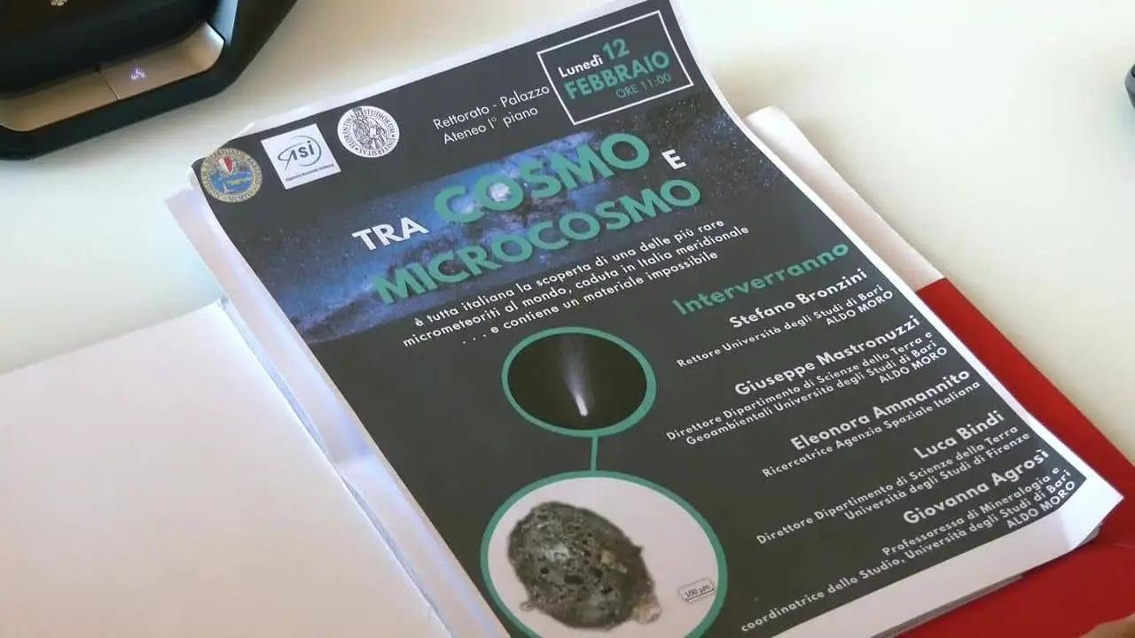 Meteorite con leghe metalliche: lo studio è pugliese