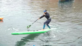 Vincenzo e Luna, amici da Guinness sul SUP