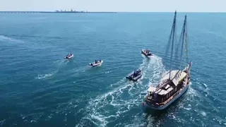 Goletta Verde solca il mare pugliese: è il più pulito
