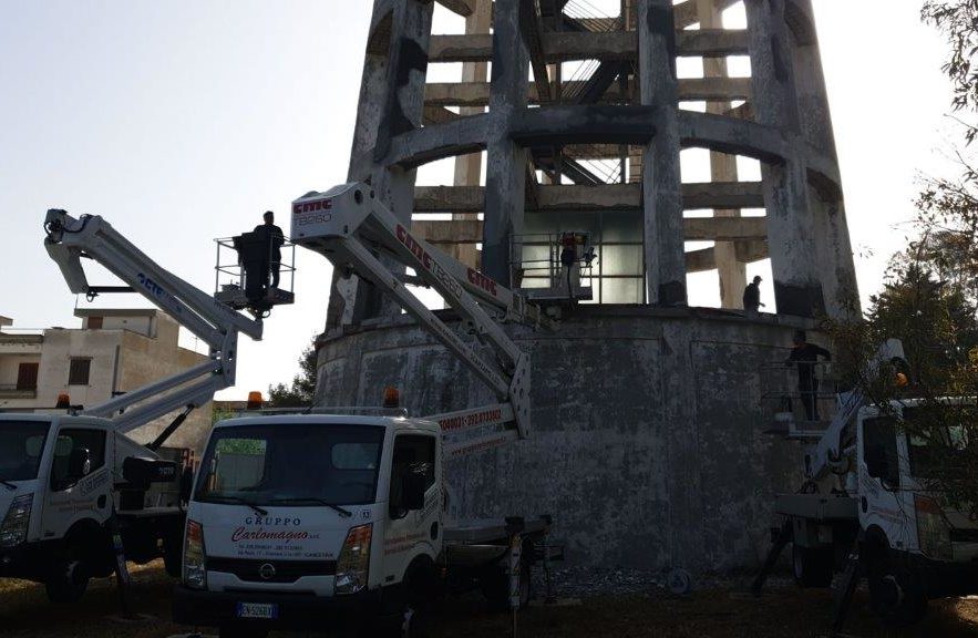 Serbatoio Pensile Metaponto Borgo AL Acquedotto lucano