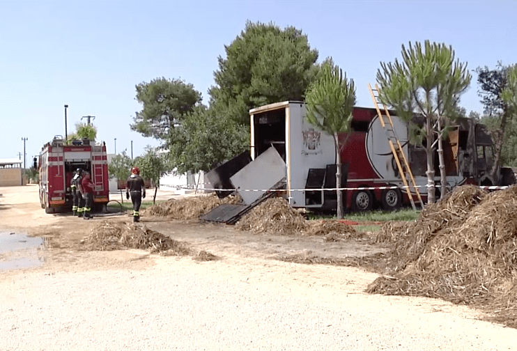 Taranto incidente vigile del fuoco San Giorgio Jonico