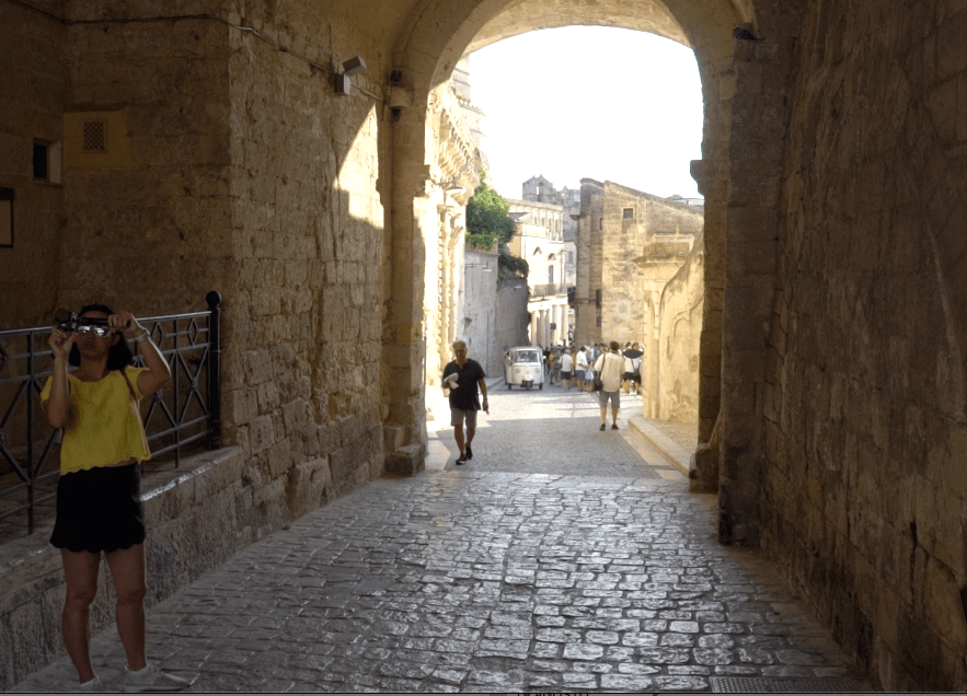 Matera, Turisti, Turismo, Sassi